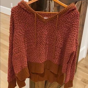 Super comfy hallelu sweatshirt rust color